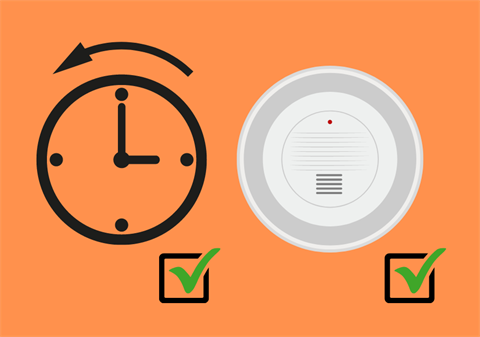 Daylight Saving Time Ends. Fall back and check your smoke alarms