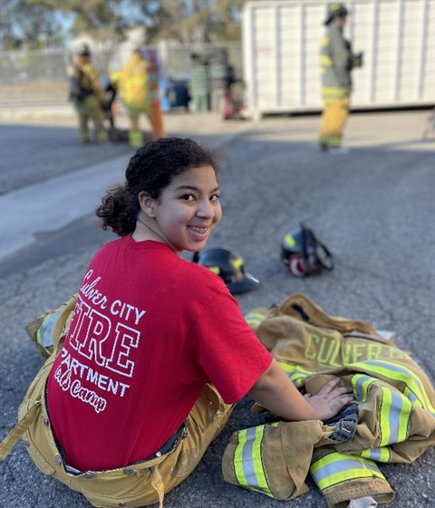 CCFD Girls Camp Smiling Camper